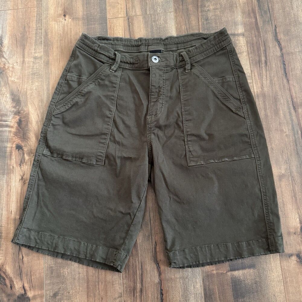 Kuhl Shorts Green Utility Outdoor Cargo Pockets Stretch Gorpcore 6398 Women 10